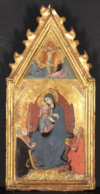 圣母玛利亚抹大拉和巴里的尼古拉所崇拜的童女