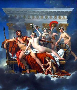 维纳斯和三女神解除了玛尔斯的武装
