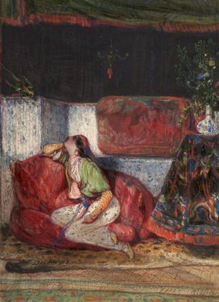 Young Oriental Woman in an Interior