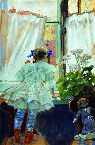 The Artist's Daughter by the Window