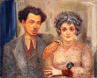 画家N.V.雷米佐夫与妻子的肖像