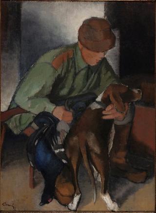 Hunter with His Hound