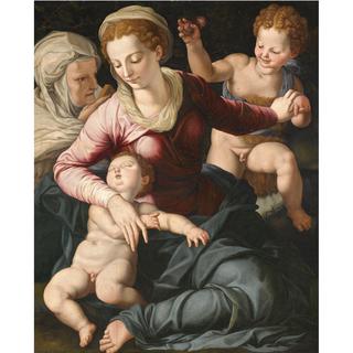 The Madonna and Child with Saint John the Baptist and Saint Anne