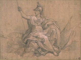 Bellona Seated on a Trophy
