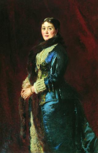 奥洛娃·达维多娃伯爵夫人画像