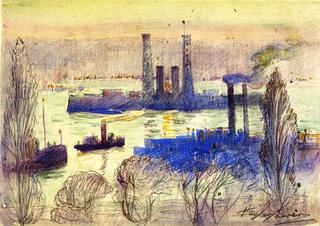 U. S. Battleships, River Hudson, New York