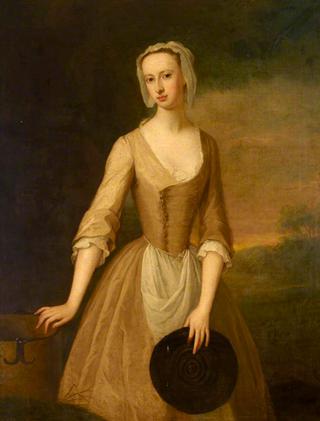 凯瑟琳海德夫人，昆斯伯里公爵夫人，作为一名挤奶女工