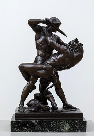 Theseus Combating the Minotaur