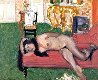 Woman on a Couch