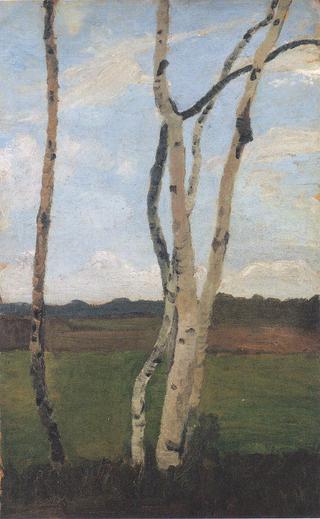 Landscape with Birches