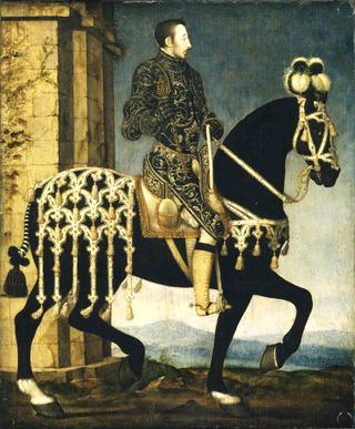 Henry II of France on Horseback