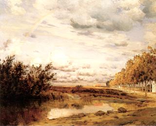 Landscape with Rainbow