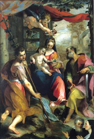 Madonna and Child with Saints Simon and Thaddeus