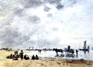 Bercy, the Arrival of the Fishing Boats