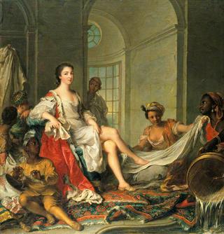 Mademoiselle de Clermont 'en sultane'
