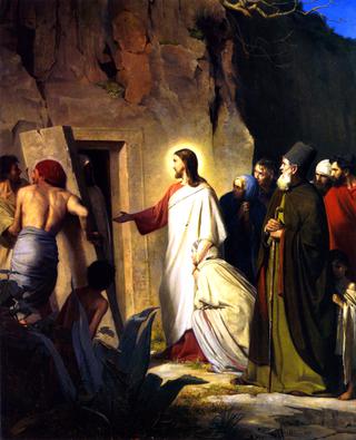 耶稣把拉撒路从死里复活