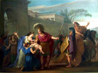 Hector taking Leave of Andromache