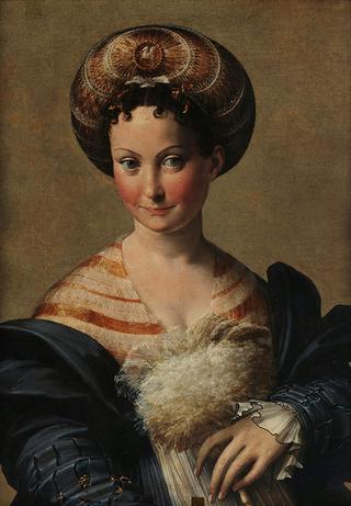 一位名叫土耳其奴隶的贵族妇女的肖像