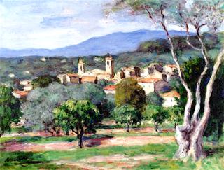 Landscape in Southern France