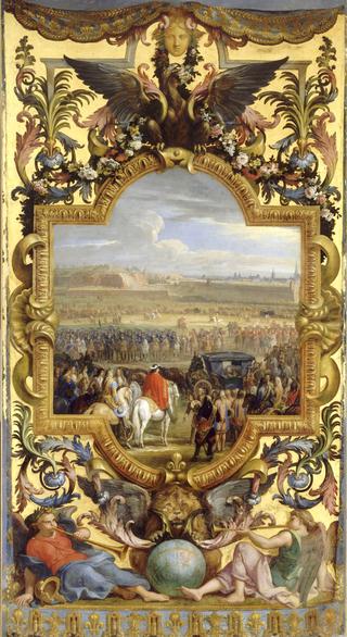 Surrendering of Cambrai on 18 April 1677