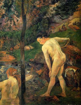 Bather in Brittany