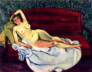 Nude Reclining on a Sofa