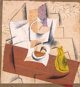 Composition with a Sliced Pear