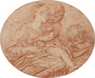 A Woman with Two Putti