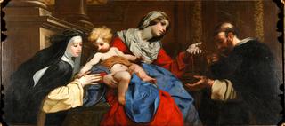 圣母玛利亚与圣多米尼克和锡耶纳的凯瑟琳
