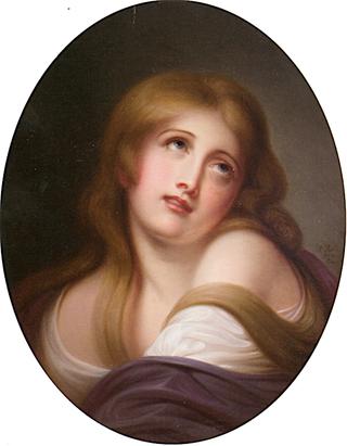 Portrait of a Young Woman (after Greuze)
