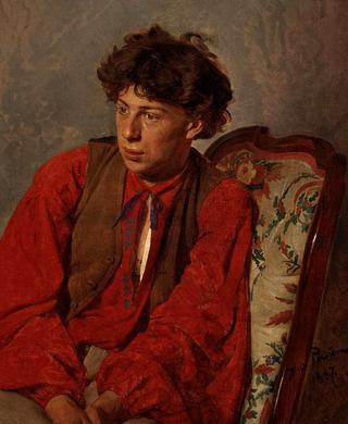 Portrait of V. E. Repin, the Artist's brother.