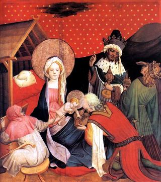 Adoration of the Magi (Detail from the Thomas- or Englandfahreraltar)