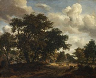 Landscape with a Wooded Road