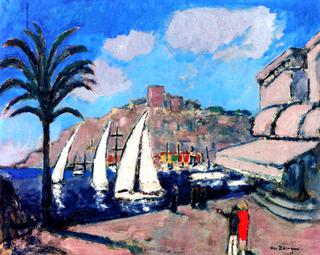 Cannes, Sailboats in the Port