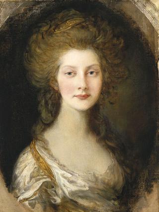 Portrait of Princess Augusta aged 13