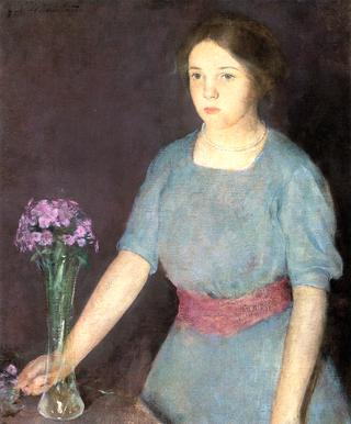 Girl with Vase