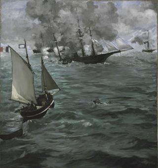 Battle of the U.S.S. 'Kearsarge' and the C.S.S. 'Alabama'