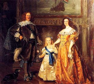 The Royal Family with Queen Wilhelmina