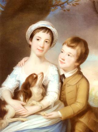 Portrait Of George Henry Fitzroy, Earl Of Euston, and Lady Georgina Fitzroy