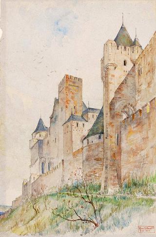 Battlements of Carcassonne, France