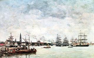 Antwerp, Boats on the Scheldt