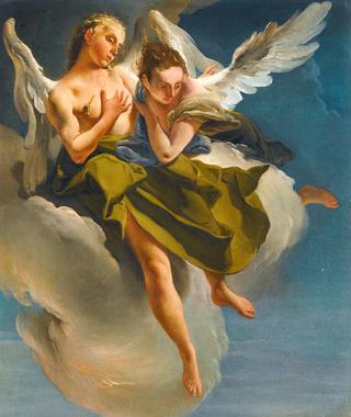 Two Angels in Flight