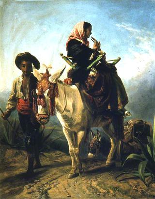 Spanish Peasants, the Wayside in Andalucía