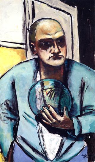 Self-Portrait with Crystal Ball