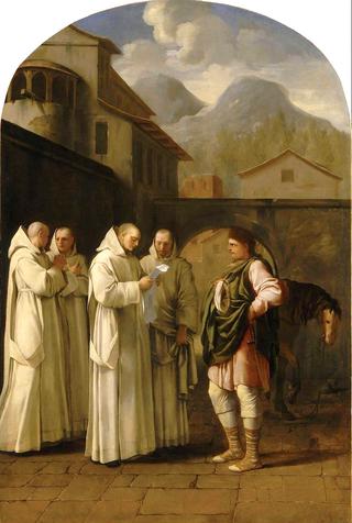 Life of Saint Bruno, Saint Bruno Receives a Messenger from the Pope