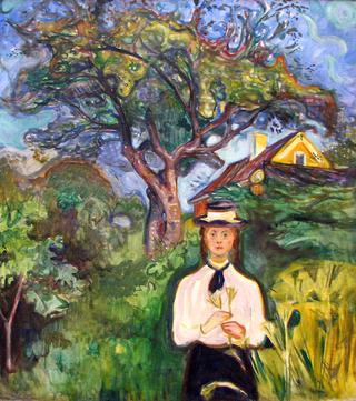 Young Woman under the Apple Tree