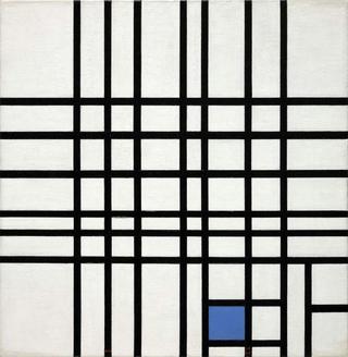 Composition No. 12 with Blue