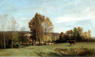 A Landscape with Cows
