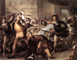 珀尔修斯与菲尼亚斯及其同伴作战