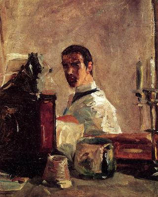 Self Portrait in front of a Mirror